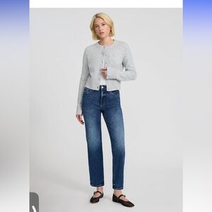 Express Women's Straight Leg Jeans in Blue